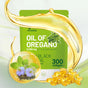 Oil of Oregano with Black Seed Oil, Balanced Oil of Oregano Capsules, Organic Oregano Oil Softgels, Non-Gmo(300 Count/1 Pack)