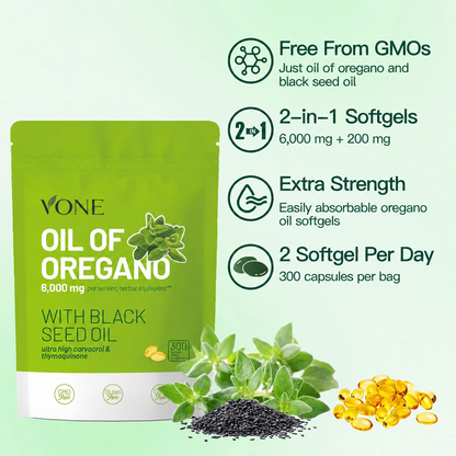 VONE Oregano + Black Seed Oil