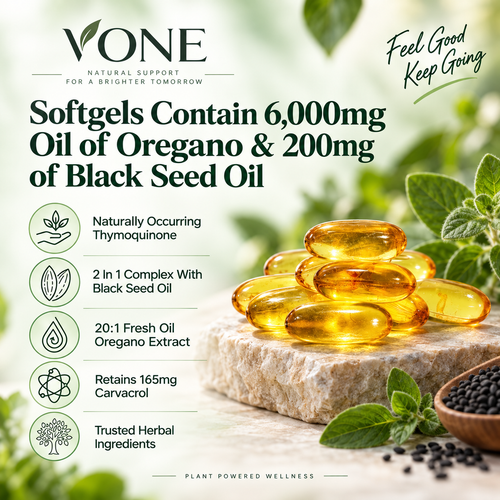 VONE Oregano + Black Seed Oil